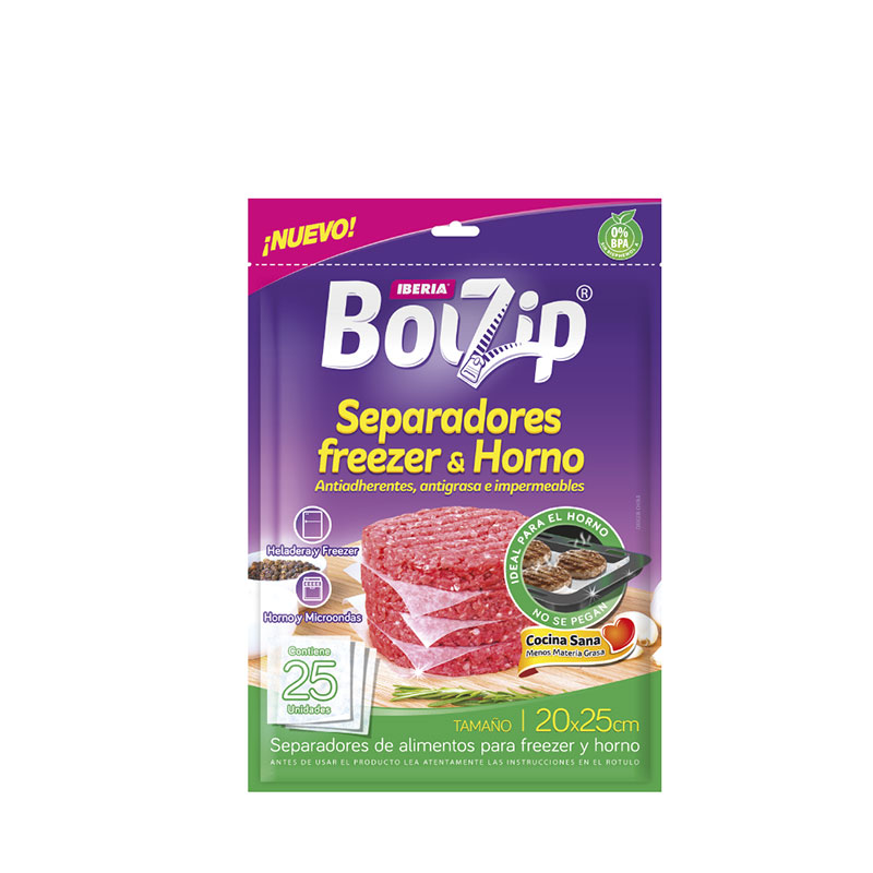 BOLZIP - Separadores para Frezeer y Horno x25u. - 4626
