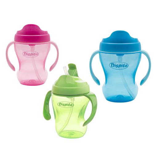 DISPITA - Vaso Antiderrame Con Agarre y Traba 260ml - 10660