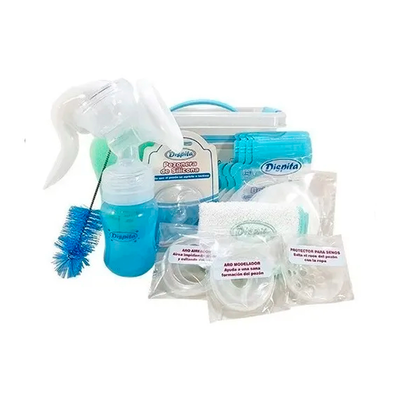 DISPITA - Sacaleche De Vidrio Kit Inicial De Lactancia - Imagen 2