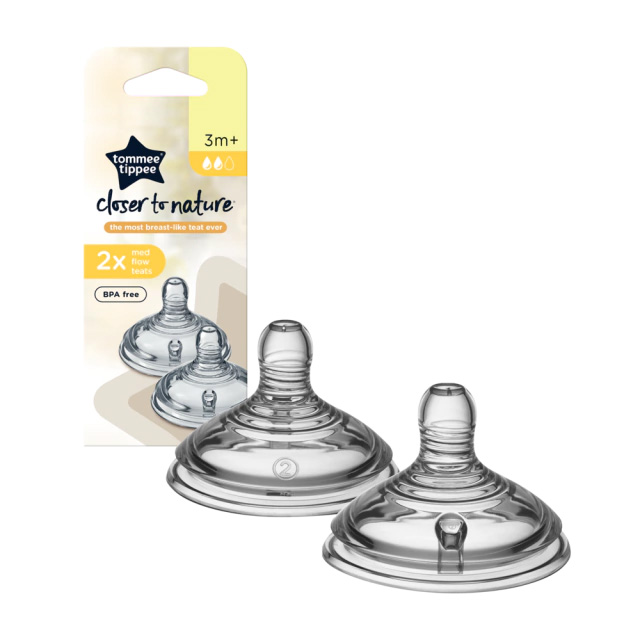 TOMMEE TIPPEE - Tetinas +3 mes Flujo Medio TOMMEE TIPPEE 2 PK - TT 1128