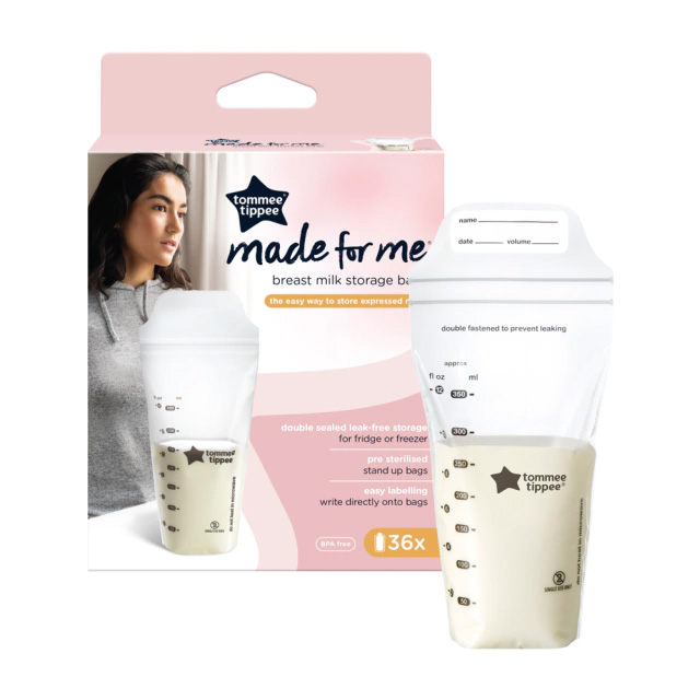 TOMMEE TIPPEE - Bolsas Contenedoras de Leche Materna x36 - TT3022