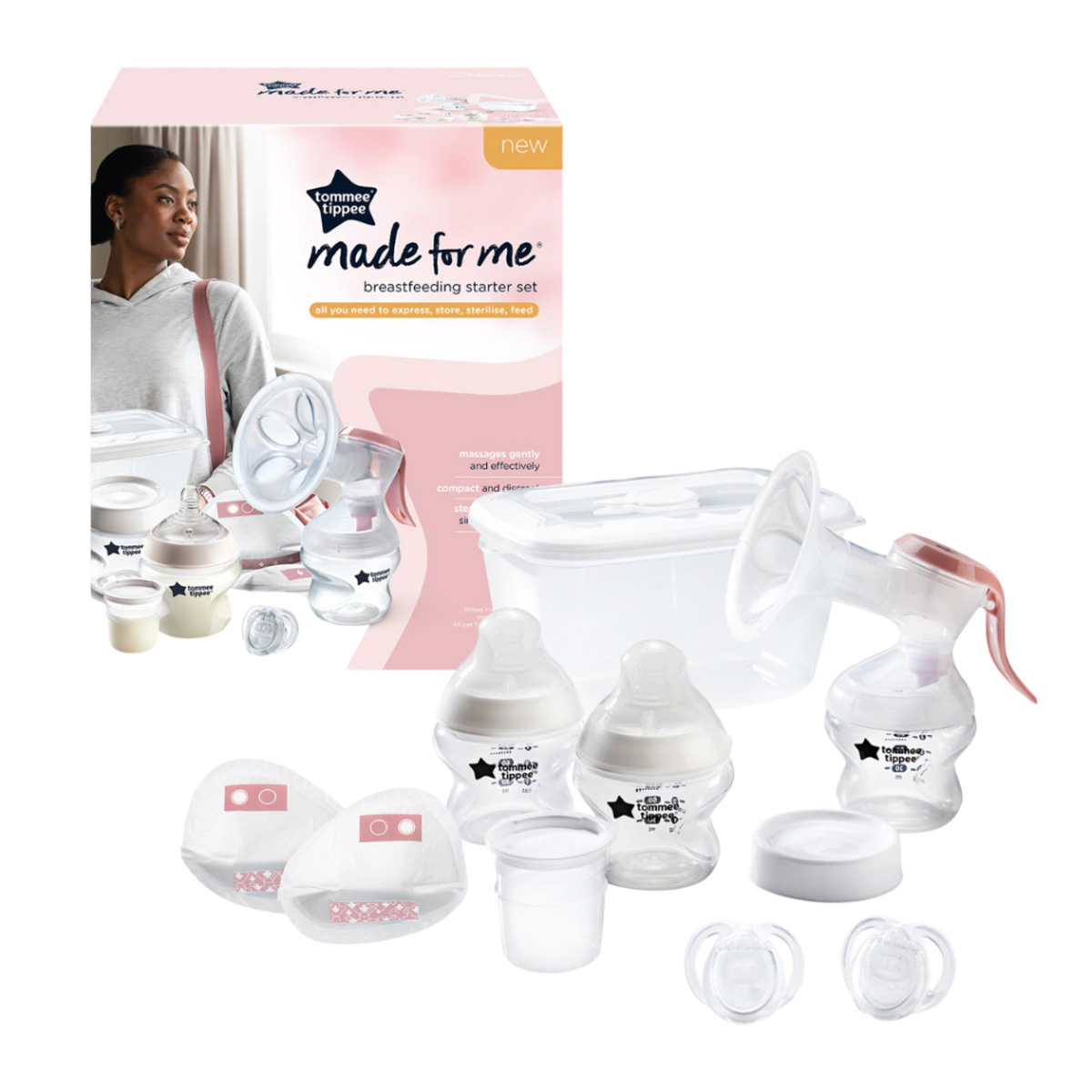 TOMMEE TIPPEE - Kit Sacaleche Manual y Accesorios - TT3668