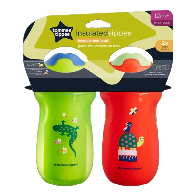 TOMMEE TIPPEE - Vasos 260 ml SIPPEE CUP 2 PK (TERMICO) - TT9033