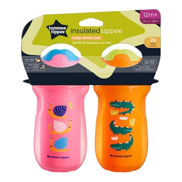 TOMMEE TIPPEE - Vasos 260 ml SIPPEE CUP 2 PK (TERMICO) - TT9033 - Imagen 4