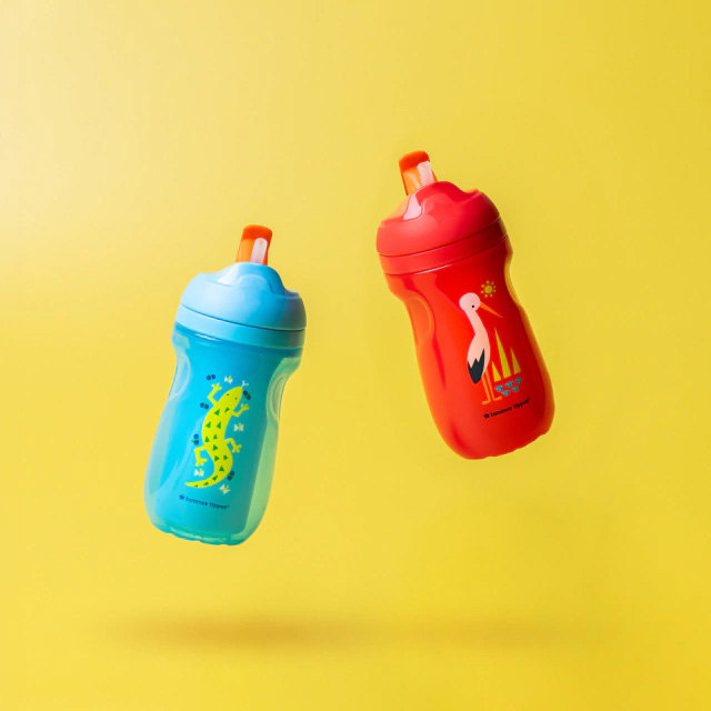 TOMMEE TIPPEE - Vasos 260 ml STRAW CUP 2 PK (TERMICO) 4 COLORES - TT 9383 - Imagen 5