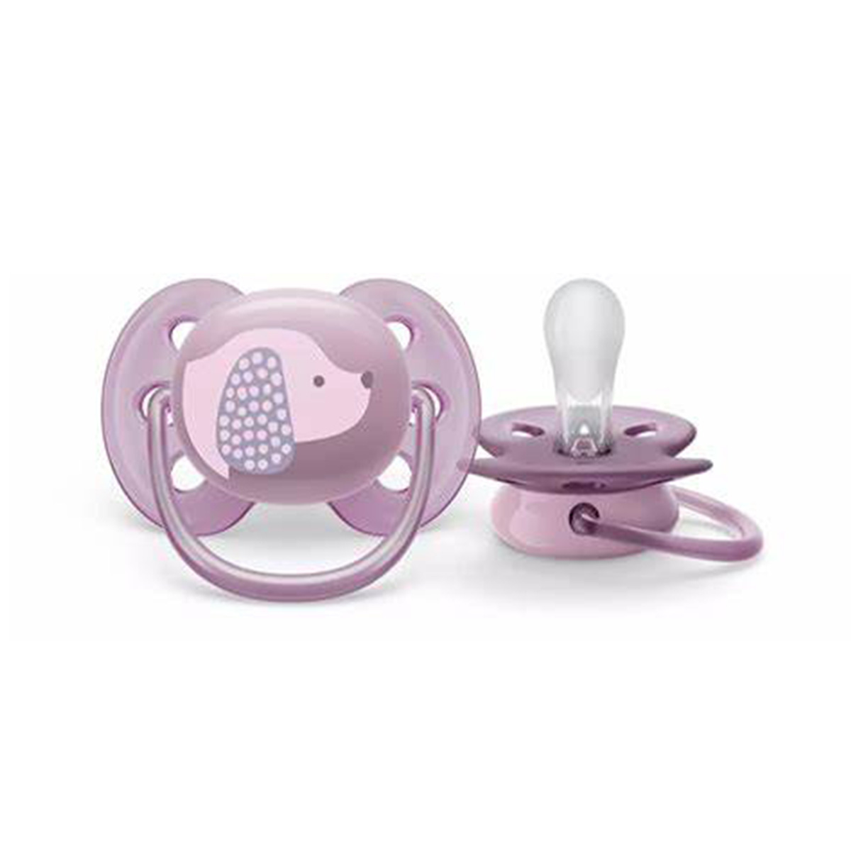 AVENT - Chupete Ultra Soft Decorado Premium 6-18m Nena - SCF 092/05