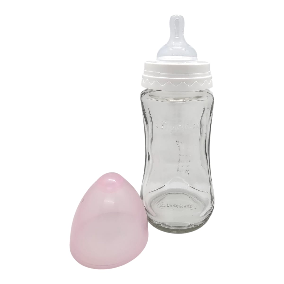 DISPITA - Mamadera De Boca Ancha De Vidrio Templado Con Tet Silic X 250ml - 11034 - Imagen 4