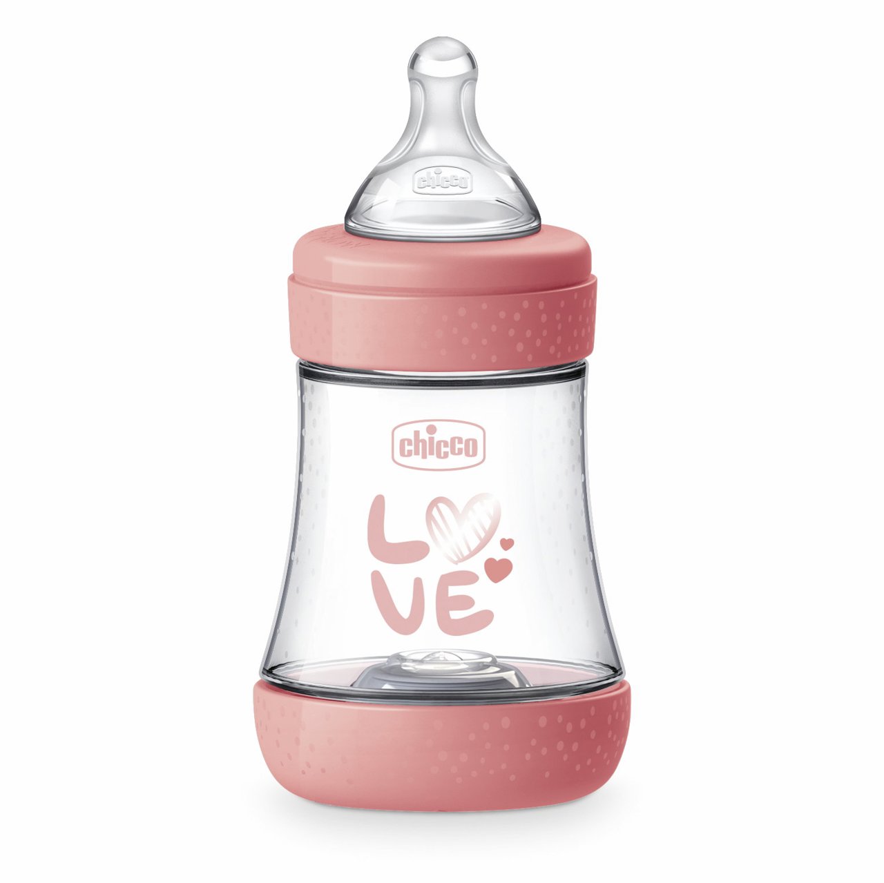 CHICCO NURSING - Mamadera Perfect 5 150ml 0m+ Flujo lento Rosa - C69443