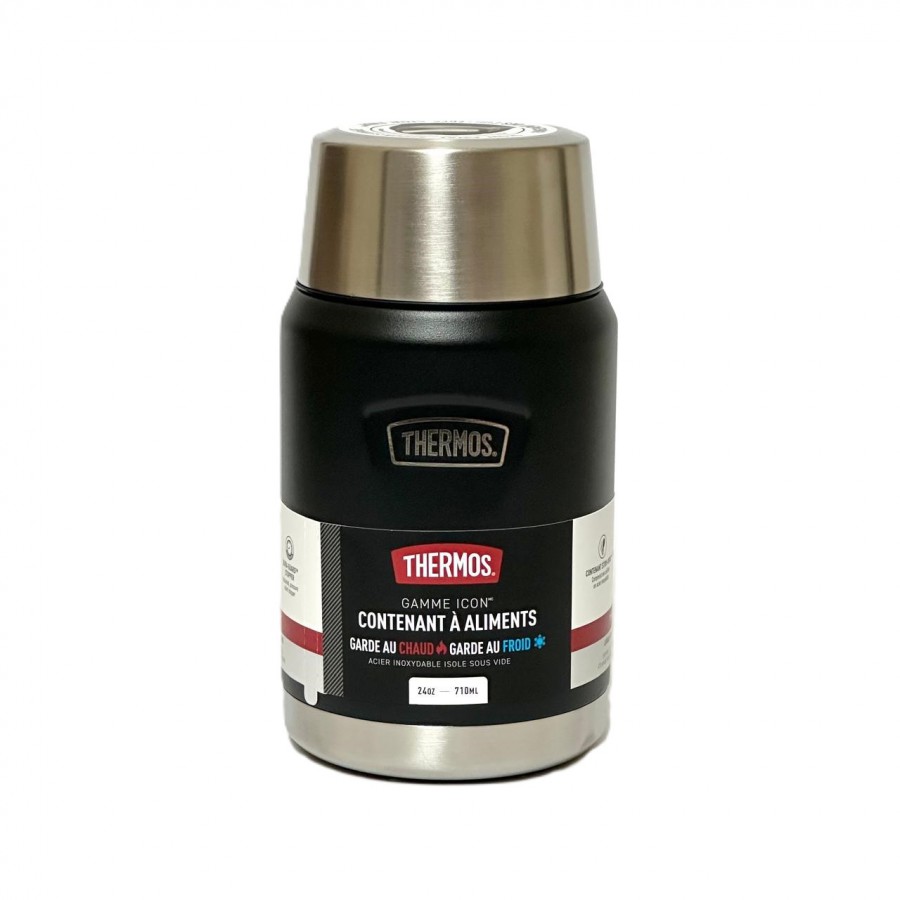 THERMOS - THERMOS ICON JARRA ALIMENTOS C/CUCHARA 710ML GRANITO np