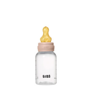 BIBS - Mamadera de Plastico 150ml con Tetina de Latex Blush - 5016244