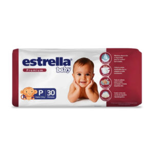 ESTRELLA - Pañal Baby Premium P Hiperpack 6 X 30 Un - PA0431