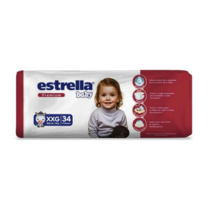 ESTRELLA - Pañal Baby Premium XXG Hiperpack 4 x 34 - PA0435