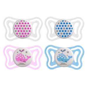 CHICCO NURSING - Chupete Physio Light Deco Nocturno 2-6m X2 - C56351