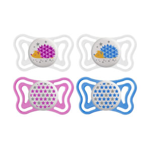 CHICCO NURSING - Chupete Physio Light Deco Nocturno +16m X2 - C56412