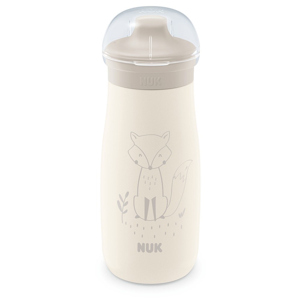 NUK - Vaso Mini Me Acero Inox 300 ml Zorro - Beige - 225324 - Imagen 3