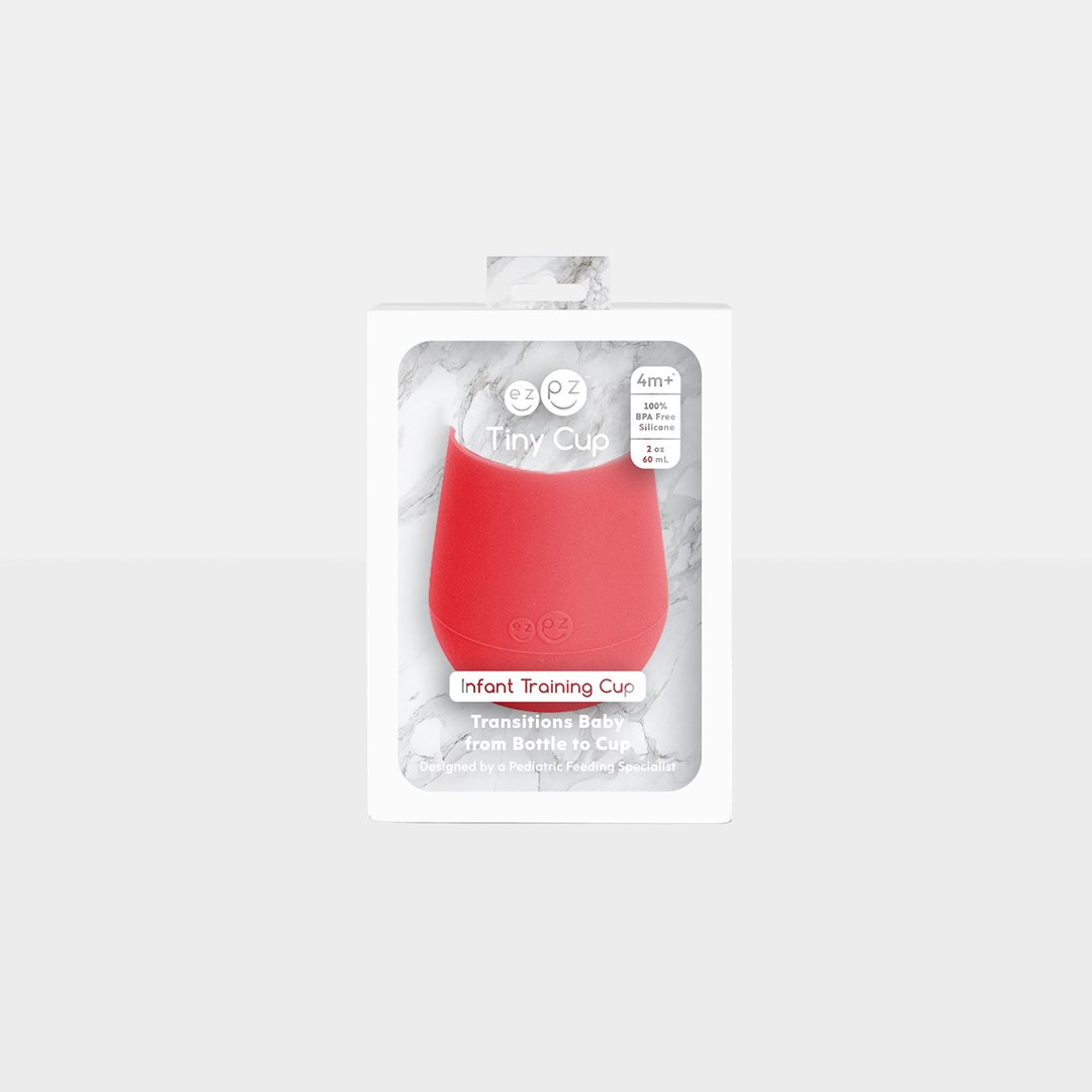 EZPZ - Vaso de entrenamiento Silicona Coral - Imagen 3