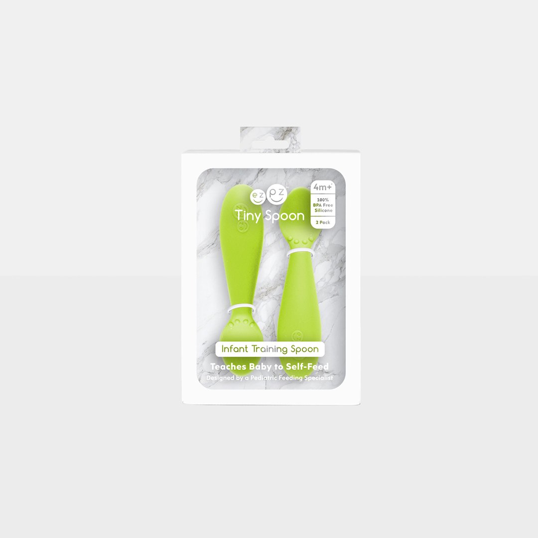 EZPZ - Cuchara de Entrenamiento Mini Spoon Lime - Imagen 3