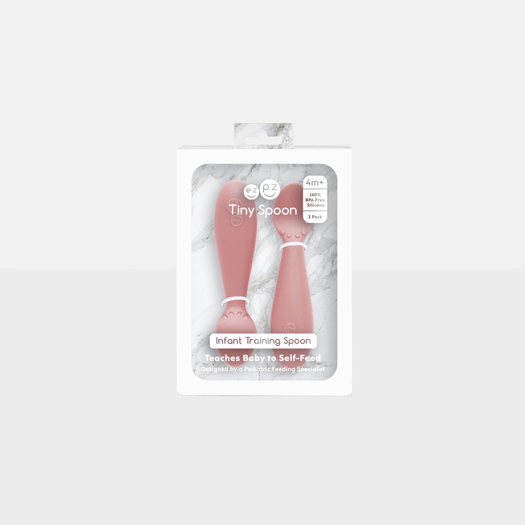 EZPZ - Cuchara de Entrenamiento Mini Spoon Blush - Imagen 3
