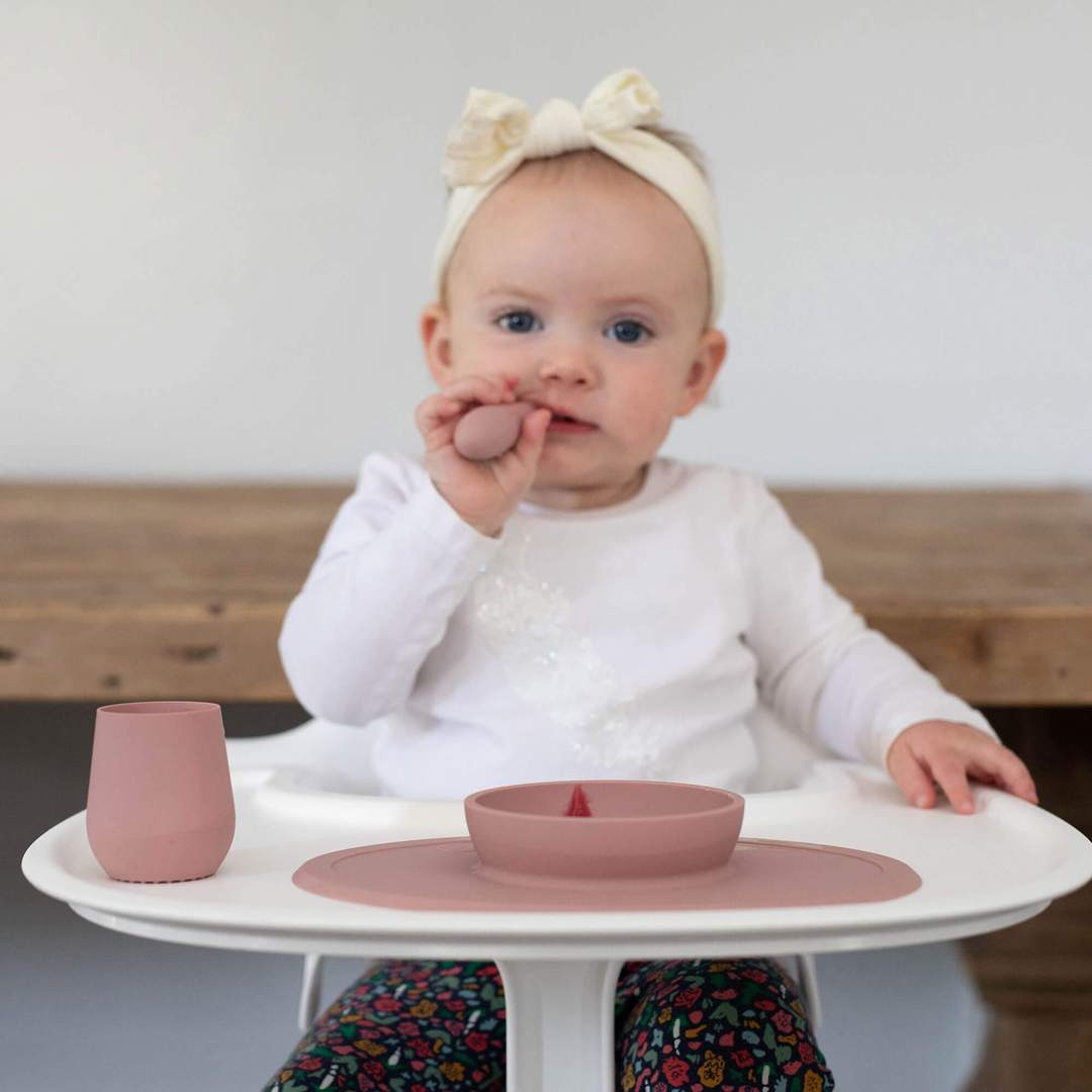 EZPZ - Cuchara de Entrenamiento Mini Spoon Blush - Imagen 4