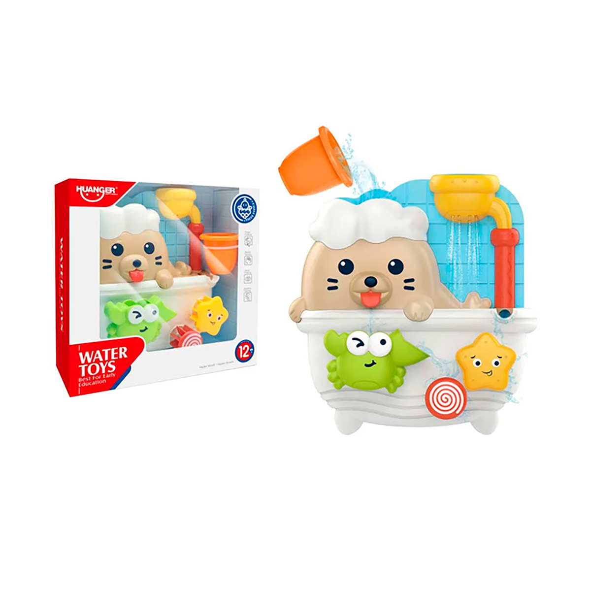 HUANGER - Juguete Animalito Con Ducha Para Bañera - HE8063 - Imagen 3