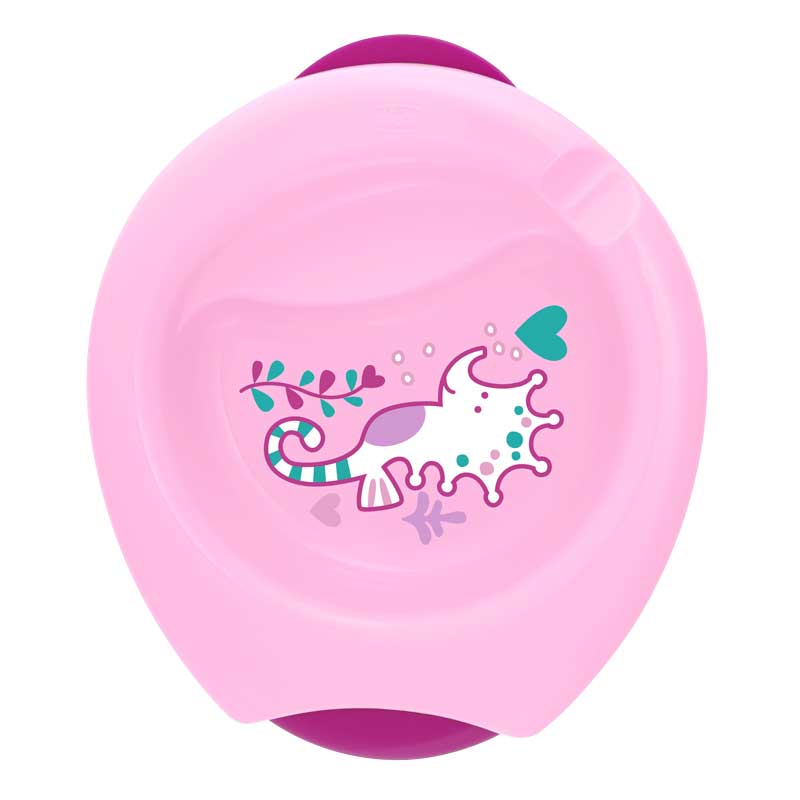 CHICCO NURSING - Plato Easy 6m+ Rosa - C86542 - Imagen 3