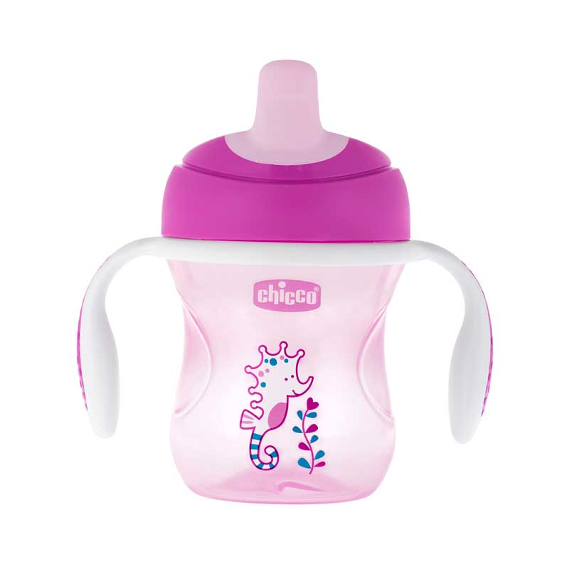 CHICCO NURSING - Vasos Training Nena (2en1 Antigoteo O Flujo Libre) 200ml - C80622 - Imagen 5