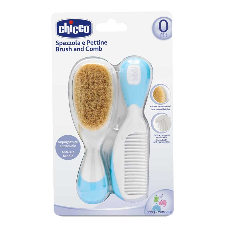 CHICCO NURSING - Cepillo y peine Cerda natural Rosa - C11926 - Imagen 5