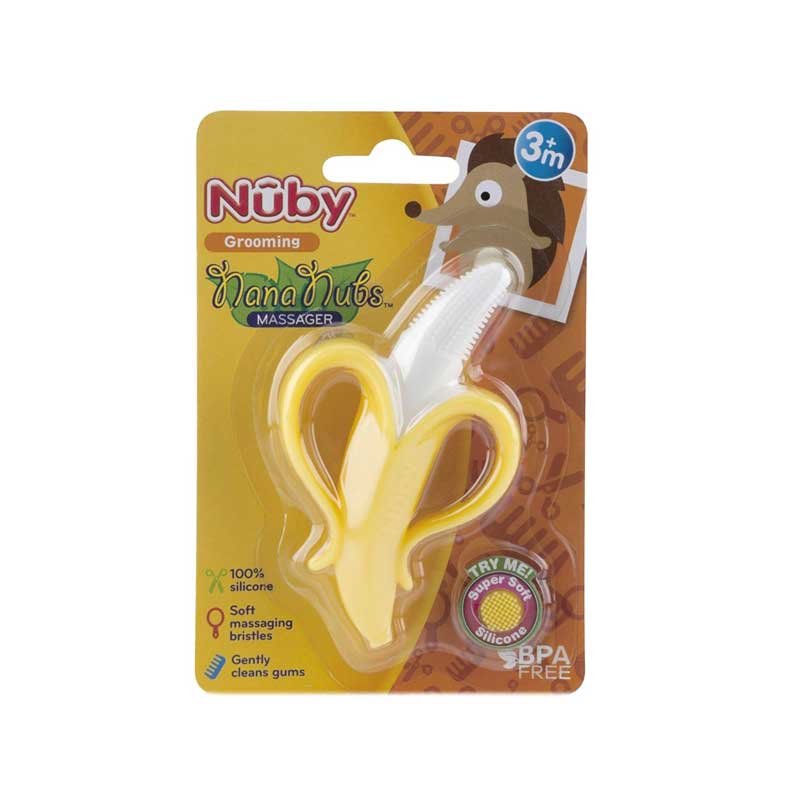 NUBY - Mordillo banana 100% silicona - N07820 - Imagen 3