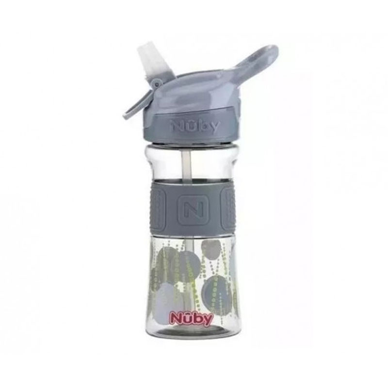 NUBY - Vaso REFLEX con manija boton y tapa 360 ml x 1 - N12978 - Imagen 4