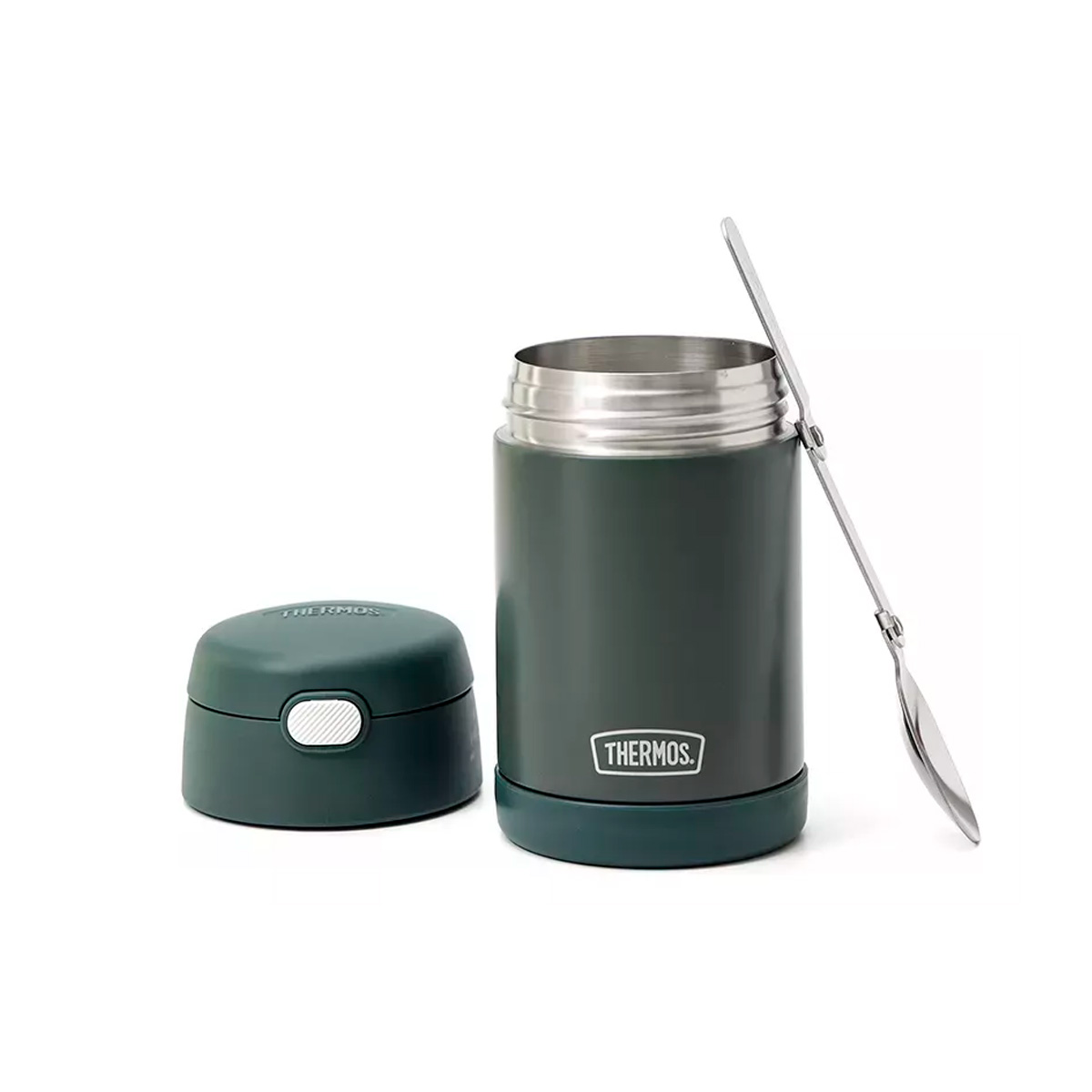 THERMOS - THERMOS FUNTAINER ENV COMIDA C/CUCHARA 470ML GRIS PLOMO np - Imagen 4