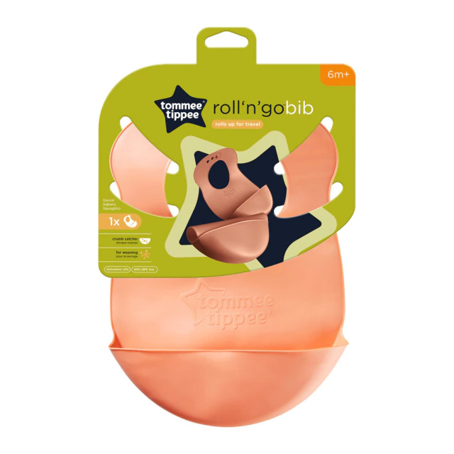 TOMMEE TIPPEE - BABERO SILICONA X1 +6 meses ROLL'N'GO - TT3514 - Imagen 5