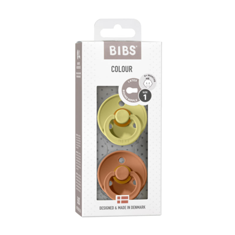 BIBS - Chupetes Latex Set X2 Meadow/Earth Talle 1 - 110280 - Imagen 3
