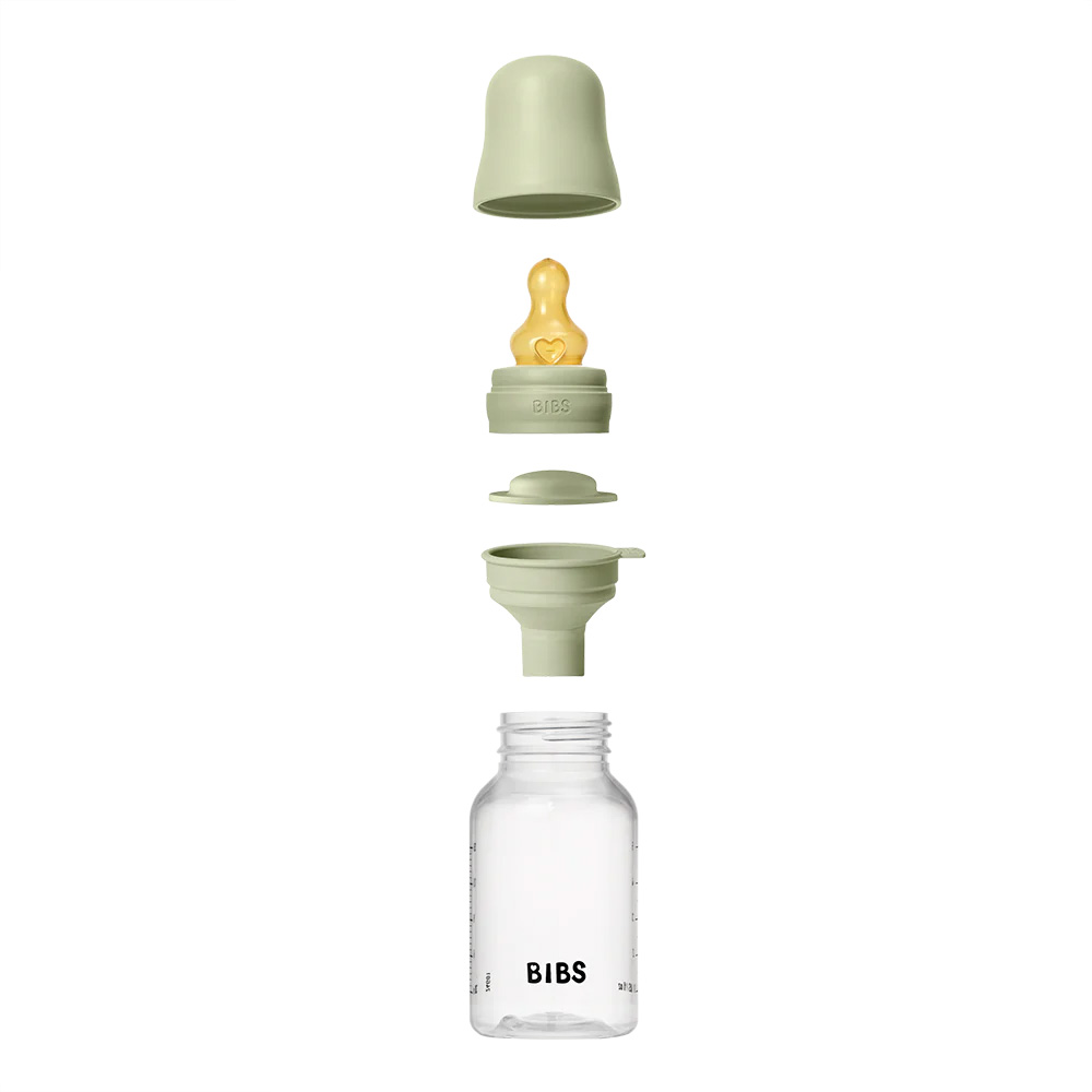 BIBS - Mamadera de Plastico 150ml con Tetina de Latex Sage - 5016250 - Imagen 3