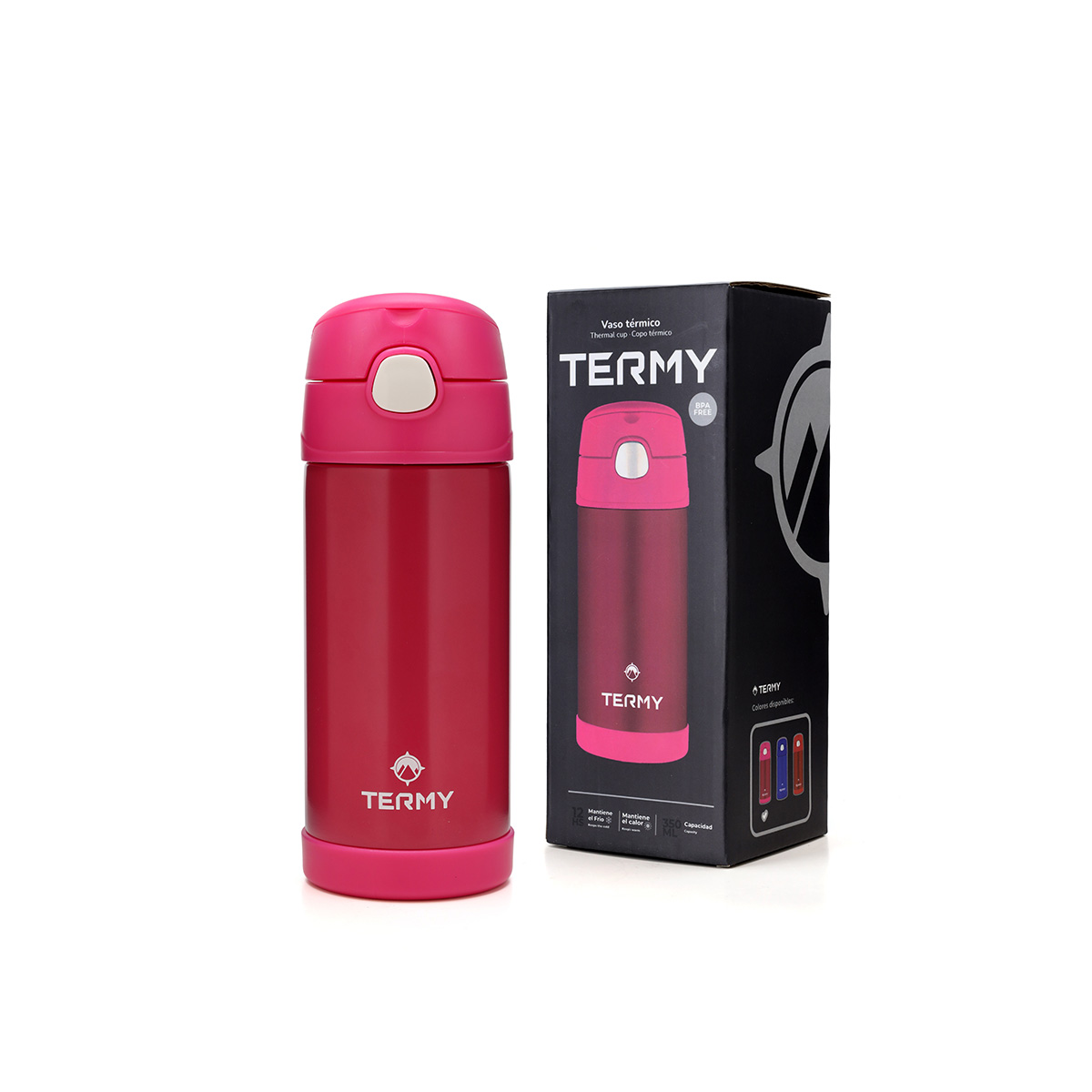 BABY INNOVATION - Vaso Termico Termy Rosa - BI2870 - Imagen 5
