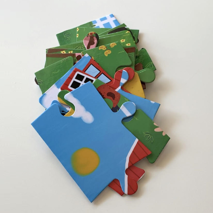BARCO DE PAPEL - Rompecabezas 8 y 12 Piezas - La Granja - Imagen 4