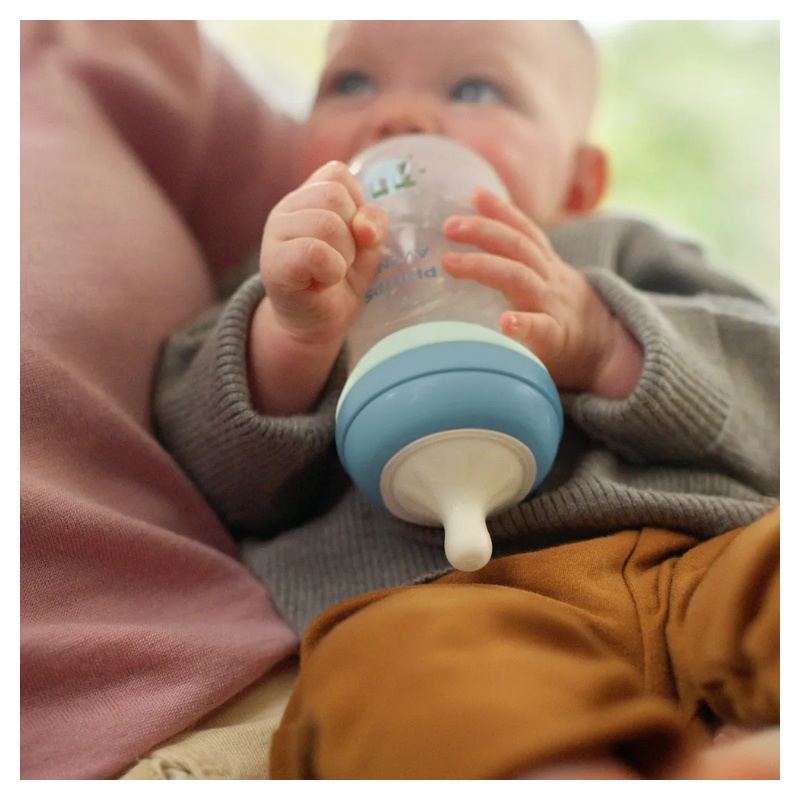 AVENT - MAMADERA NATURAL RESPONSE 260ml CON ANILLO GLOW IN THE DARK - SCY 903/81 - Imagen 4